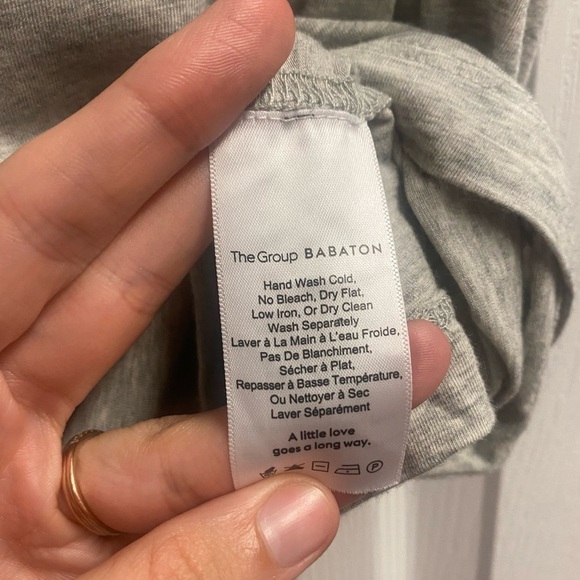 Aritzia The Group Babaton Gray Racerback Tank Size XS - Picture 3 of 4